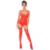 DARING Intimates Bustier Porte-Jarretelles Lace Cami Rouge